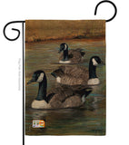 Geese - Birds Garden Friends Vertical Impressions Decorative Flags HG105049 Made In USA