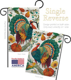 Suzani Turkey - Birds Garden Friends Vertical Impressions Decorative Flags HG105057 Made In USA