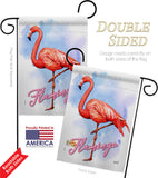 Flamingo - Birds Garden Friends Vertical Impressions Decorative Flags HG137342 Made In USA