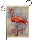 Flamingo - Birds Garden Friends Vertical Impressions Decorative Flags HG137342 Made In USA