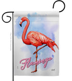 Flamingo - Birds Garden Friends Vertical Impressions Decorative Flags HG137342 Made In USA