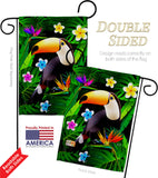 Toucan - Birds Garden Friends Vertical Impressions Decorative Flags HG137542 Made In USA