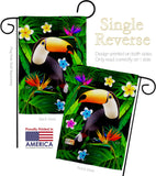 Toucan - Birds Garden Friends Vertical Impressions Decorative Flags HG137542 Made In USA