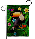 Toucan - Birds Garden Friends Vertical Impressions Decorative Flags HG137542 Made In USA