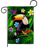 Toucan - Birds Garden Friends Vertical Impressions Decorative Flags HG137542 Made In USA