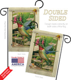 Hummingbird Garden - Birds Garden Friends Vertical Impressions Decorative Flags HG191058 Made In USA