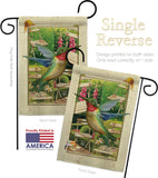 Hummingbird Garden - Birds Garden Friends Vertical Impressions Decorative Flags HG191058 Made In USA