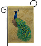 Peacock - Birds Garden Friends Vertical Impressions Decorative Flags HG192346 Made In USA