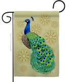 Peacock - Birds Garden Friends Vertical Impressions Decorative Flags HG192346 Made In USA