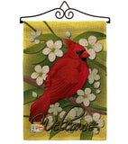 Cardinal - Birds Garden Friends Vertical Impressions Decorative Flags HG105032 Made In USA