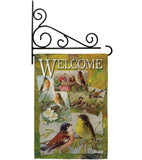 Bird Collage - Birds Garden Friends Vertical Impressions Decorative Flags HG105039 Made In USA