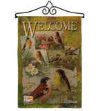 Bird Collage - Birds Garden Friends Vertical Impressions Decorative Flags HG105039 Made In USA