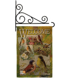 Bird Collage - Birds Garden Friends Vertical Impressions Decorative Flags HG105039 Made In USA