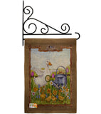 Duck & Duckies - Birds Garden Friends Vertical Impressions Decorative Flags HG105046 Made In USA