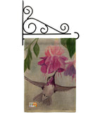 Flight of Hummingbird - Birds Garden Friends Vertical Impressions Decorative Flags HG105047 Made In USA