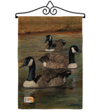 Geese - Birds Garden Friends Vertical Impressions Decorative Flags HG105049 Made In USA