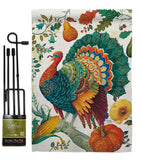 Suzani Turkey - Birds Garden Friends Vertical Impressions Decorative Flags HG105057 Made In USA