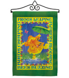 Spring Duckling - Birds Garden Friends Vertical Impressions Decorative Flags HG105058 Made In USA