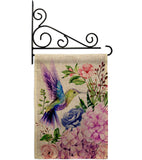 Purple Hummingbird - Birds Garden Friends Vertical Impressions Decorative Flags HG105063 Made In USA