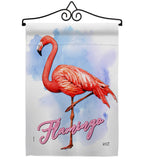 Flamingo - Birds Garden Friends Vertical Impressions Decorative Flags HG137342 Made In USA