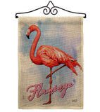 Flamingo - Birds Garden Friends Vertical Impressions Decorative Flags HG137342 Made In USA