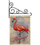 Flamingo - Birds Garden Friends Vertical Impressions Decorative Flags HG137342 Made In USA