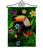 Toucan - Birds Garden Friends Vertical Impressions Decorative Flags HG137542 Made In USA