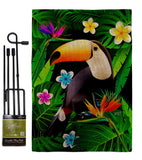 Toucan - Birds Garden Friends Vertical Impressions Decorative Flags HG137542 Made In USA