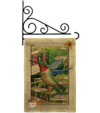 Hummingbird Garden - Birds Garden Friends Vertical Impressions Decorative Flags HG191058 Made In USA