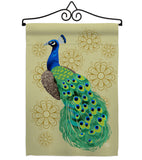 Peacock - Birds Garden Friends Vertical Impressions Decorative Flags HG192346 Made In USA