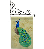 Peacock - Birds Garden Friends Vertical Impressions Decorative Flags HG192346 Made In USA