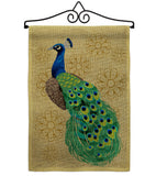 Peacock - Birds Garden Friends Vertical Impressions Decorative Flags HG192346 Made In USA