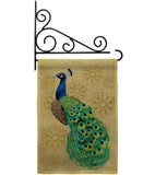 Peacock - Birds Garden Friends Vertical Impressions Decorative Flags HG192346 Made In USA