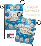 Birthday Balloons - Party Celebration Special Occasion Vertical Impressions Decorative Flags HG190055 Made In USA