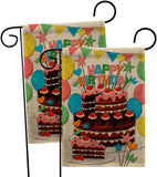 Birthday Wish - Party Celebration Special Occasion Vertical Impressions Decorative Flags HG120259 Made In USA