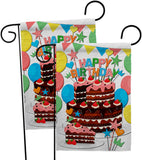 Birthday Wish - Party Celebration Special Occasion Vertical Impressions Decorative Flags HG120259 Made In USA