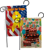 Birthday Wish - Party Celebration Special Occasion Vertical Impressions Decorative Flags HG120259 Made In USA