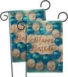 Birthday Balloons - Party Celebration Special Occasion Vertical Impressions Decorative Flags HG190055 Made In USA