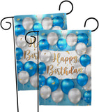 Birthday Balloons - Party Celebration Special Occasion Vertical Impressions Decorative Flags HG190055 Made In USA