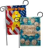 Birthday Balloons - Party Celebration Special Occasion Vertical Impressions Decorative Flags HG190055 Made In USA