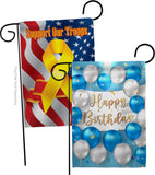 Birthday Balloons - Party Celebration Special Occasion Vertical Impressions Decorative Flags HG190055 Made In USA