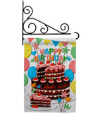 Birthday Wish - Party Celebration Special Occasion Vertical Impressions Decorative Flags HG120259 Made In USA