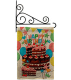 Birthday Wish - Party Celebration Special Occasion Vertical Impressions Decorative Flags HG120259 Made In USA