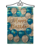 Birthday Balloons - Party Celebration Special Occasion Vertical Impressions Decorative Flags HG190055 Made In USA