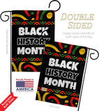 Hornoring Black History - Support Inspirational Vertical Impressions Decorative Flags HG130312 Made In USA