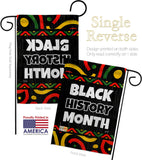 Hornoring Black History - Support Inspirational Vertical Impressions Decorative Flags HG130312 Made In USA