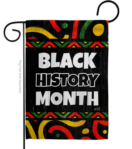 Hornoring Black History - Support Inspirational Vertical Impressions Decorative Flags HG130312 Made In USA