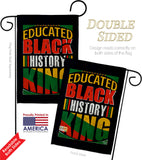 Educated Black History - Support Inspirational Vertical Impressions Decorative Flags HG190072 Made In USA