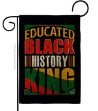 Educated Black History - Support Inspirational Vertical Impressions Decorative Flags HG190072 Made In USA