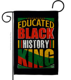 Educated Black History - Support Inspirational Vertical Impressions Decorative Flags HG190072 Made In USA